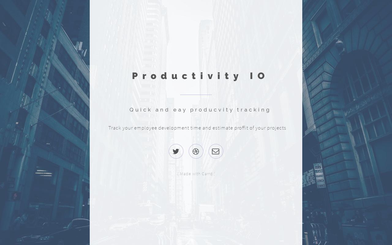 Carrd profile picture for @productivity